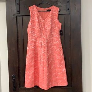 Ellen Tracy dress size 10 salmon
